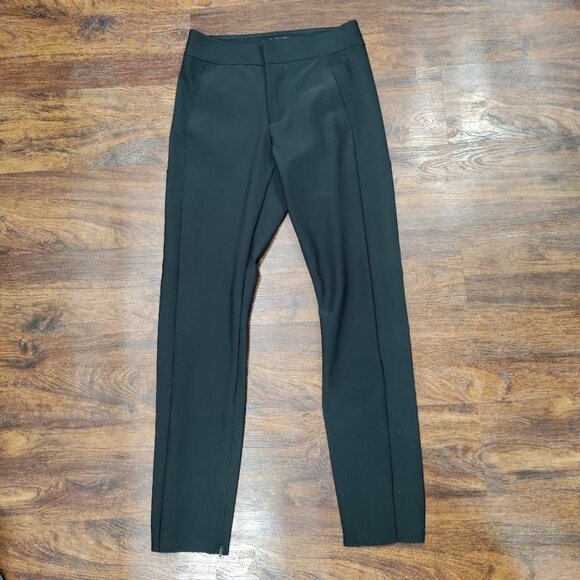 Athleta Stellar Trouser Size 2 Black Slim Fit Side Stash Pocket Euroluxe Fabric - Picture 6 of 15